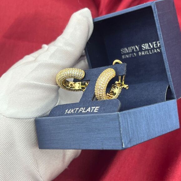 Jewelry - Gold Plated Hoop Earrings